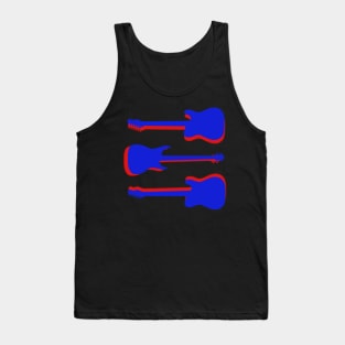 Shadowed Guitars Tank Top